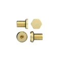 Peppers Cable Gland Plug 1/2 in NPT Thread Brass Conduit SPMH3BF/050NPT
