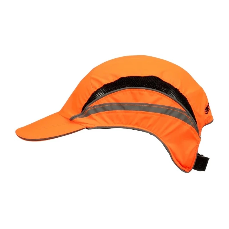 3M Orange Standard ABS Protective Bump Cap Adjustable Strap Head Size 52 to 65 cm 7100217847