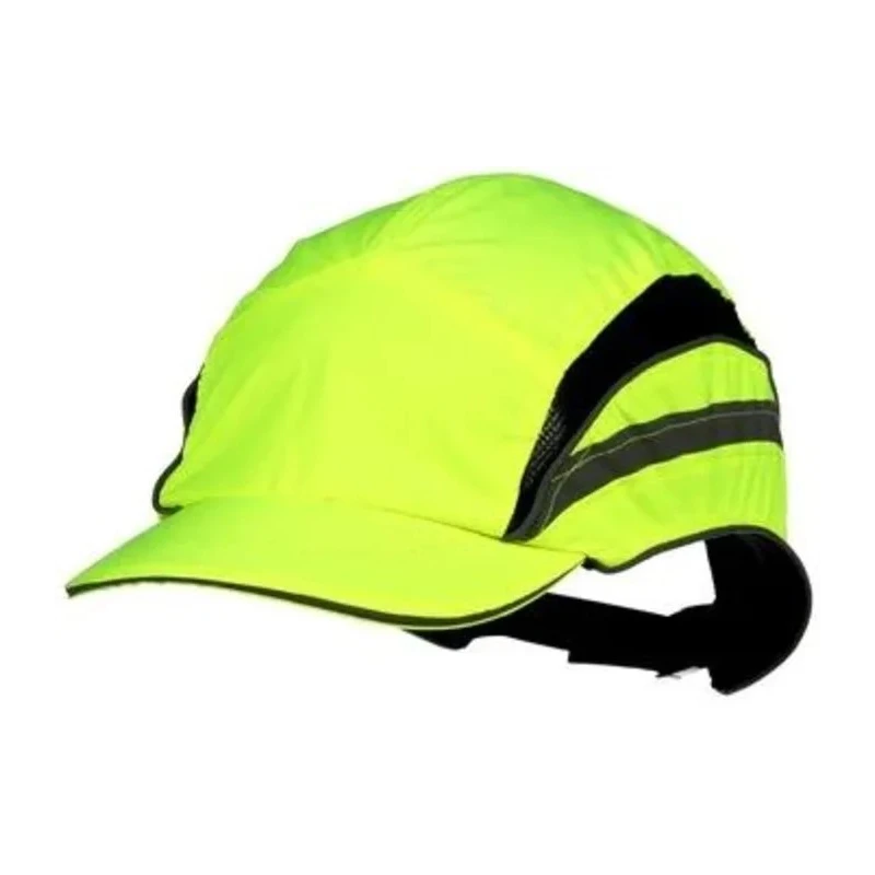 3M Yellow Short Bump Cap ABS Head Protection 52 to 65 cm Adjustable Strap 7100217844