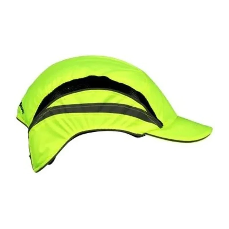 3M Yellow Short Bump Cap ABS Head Protection 52 to 65 cm Adjustable Strap 7100217844