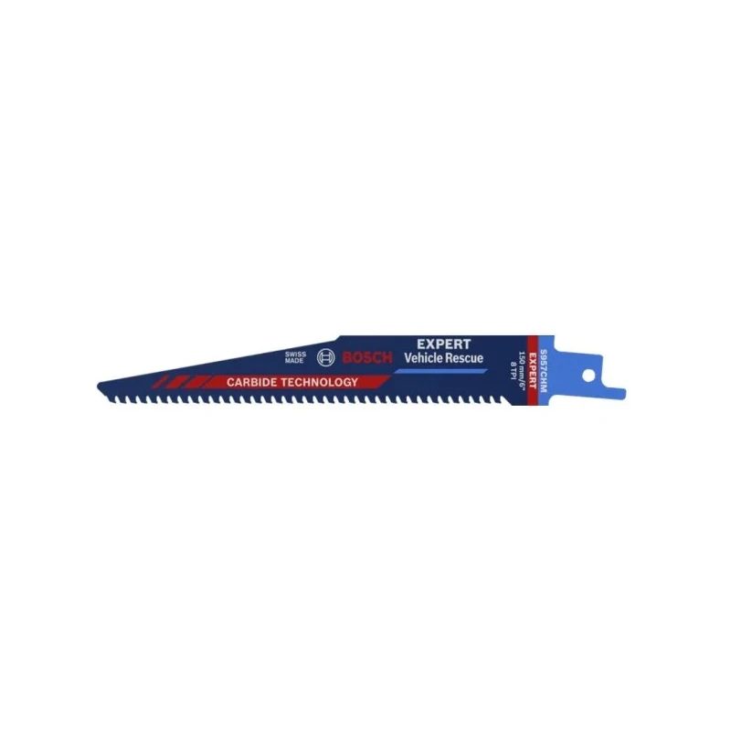 Bosch Reciprocating Saw Blade Carbide 100 mm Length 8 Teeth Per Inch 2608900378