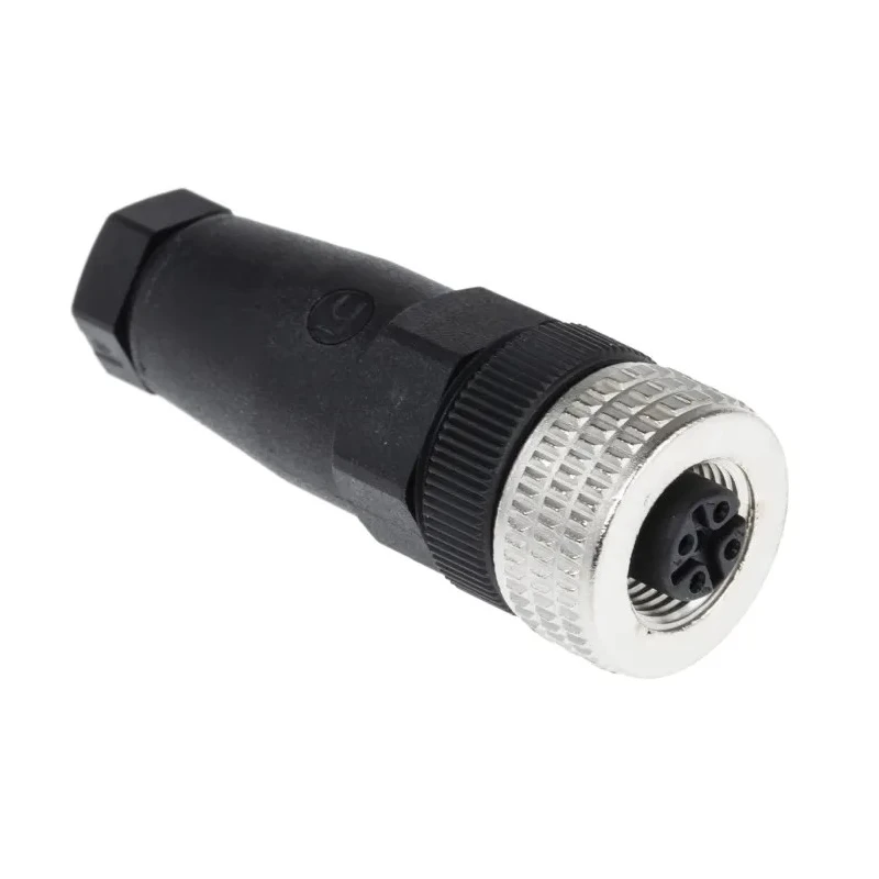 Hirschmann Circular Connector, 4 Contacts, Cable Mount, M12 Socket, Female, IP67, Polymer 933139100 ELKA 4012 PG7 black