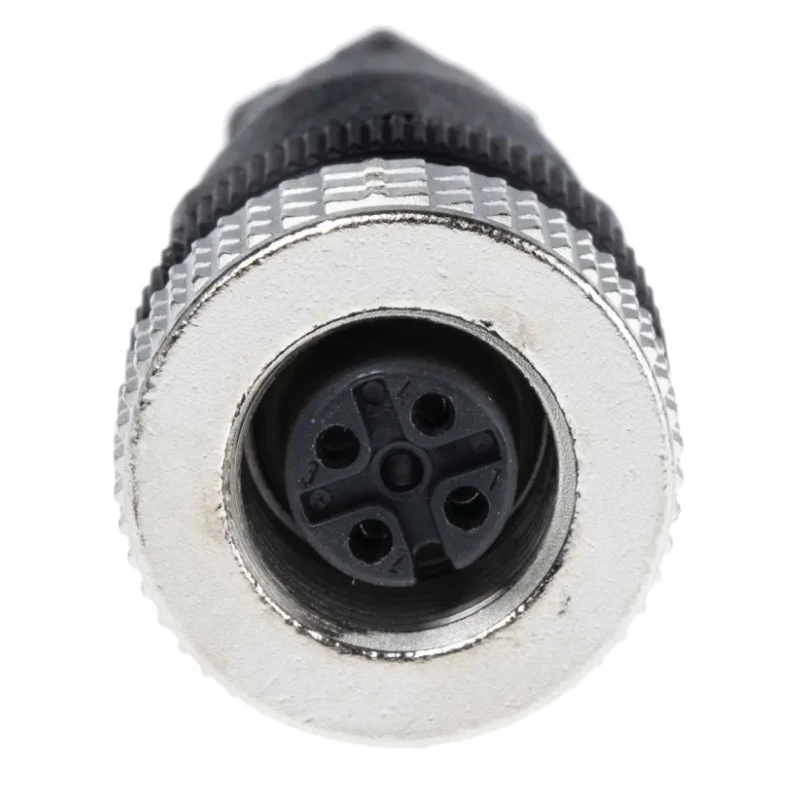 Hirschmann Circular Connector, 4 Contacts, Cable Mount, M12 Socket, Female, IP67, Polymer 933139100 ELKA 4012 PG7 black