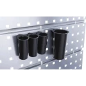 Raaco Steel Wall Mount Tool Panel 1.04m Width 440mm Height 2 Perforated Panels with 28 Assorted Super Clips 109642