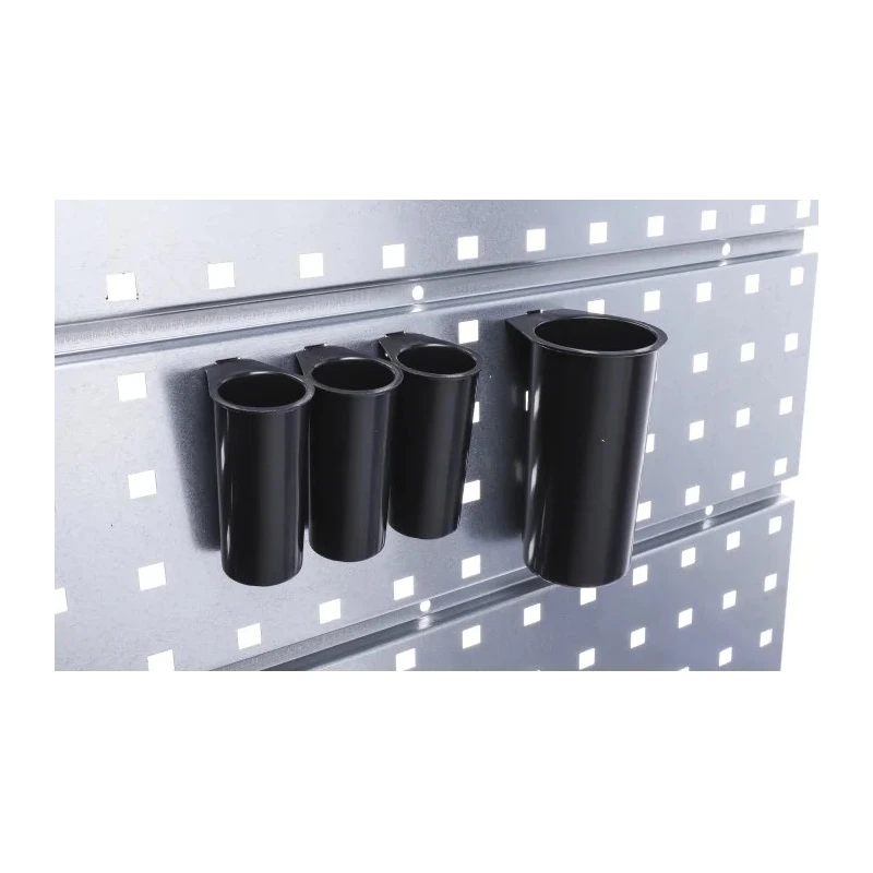 Raaco Steel Wall Mount Tool Panel 1.04m Width 440mm Height 2 Perforated Panels with 28 Assorted Super Clips 109642