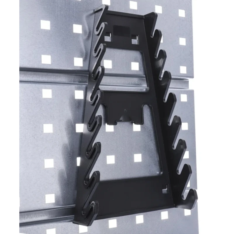 Raaco Steel Wall Mount Tool Panel 1.04m Width 440mm Height 2 Perforated Panels with 28 Assorted Super Clips 109642