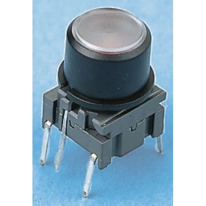 MEC IP67 Black Illuminated Tactile Switch, SPST, 50mA, 24V DC, Through Hole Surface Mount IP67 IP Rating IP67