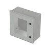 Bopla Polysafe Series Fibreglass Reinforced Polyester Wall Box with IP66 Transparent Door 400 mm x 400 mm 42244200 PS 442 T