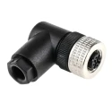 Hirschmann Circular Connector, 4 Contacts, Cable Mount, M12 Socket Female, IP67 Rated, E 933172100 ELWIKA 4012 PG7 black