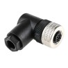 Hirschmann Circular Connector, 4 Contacts, Cable Mount, M12 Socket Female, IP67 Rated, E 933172100 ELWIKA 4012 PG7 black