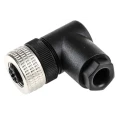 Hirschmann Circular Connector, 4 Contacts, Cable Mount, M12 Socket Female, IP67 Rated, E 933172100 ELWIKA 4012 PG7 black