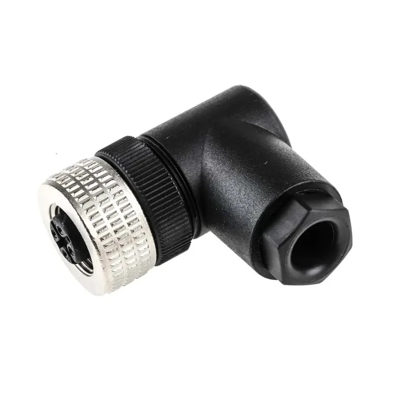 Hirschmann Circular Connector, 4 Contacts, Cable Mount, M12 Socket Female, IP67 Rated, E 933172100 ELWIKA 4012 PG7 black