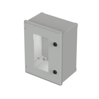 Bopla Polysafe Series Fibreglass Reinforced Polyester Wall Box, IP66 Transparent Door, 400 mm x 300 mm x 42243200 PS 432 T