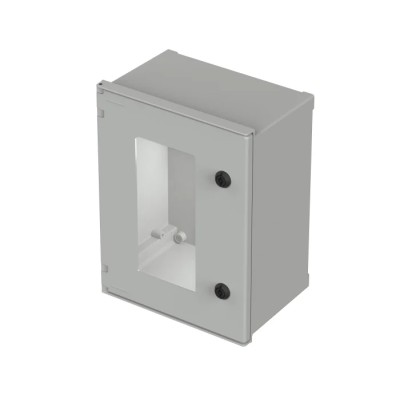 Bopla Polysafe Series Fibreglass Reinforced Polyester Wall Box, IP66 Transparent Door, 400 mm x 300 mm x 42243200 PS 432 T