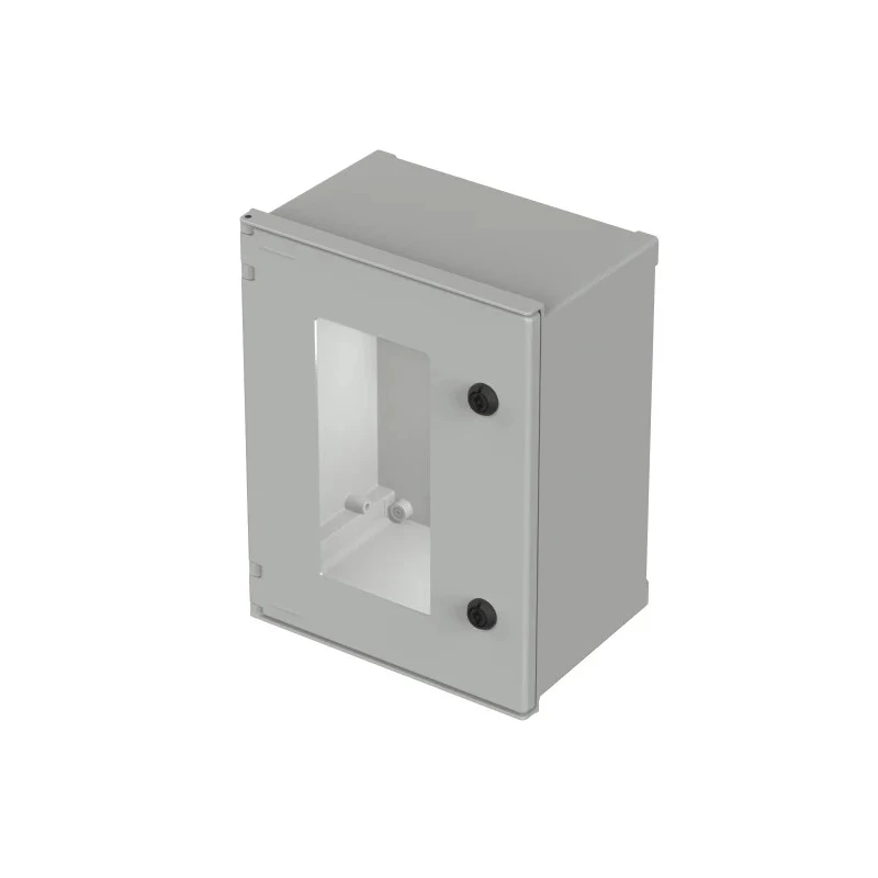 Bopla Polysafe Series Fibreglass Reinforced Polyester Wall Box, IP66 Transparent Door, 400 mm x 300 mm x 42243200 PS 432 T