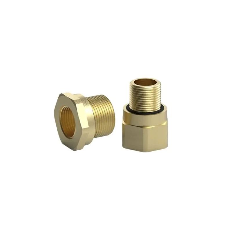 Peppers Cable Gland Adapter with M20 Exterior Thread and M25 Interior Thread, Brass Material, AR Series AR3BF/M20/075NPT