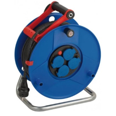 brennenstuhl 40 m 4 Socket CEE Hose Reel Extension Socket, IP44 1208344