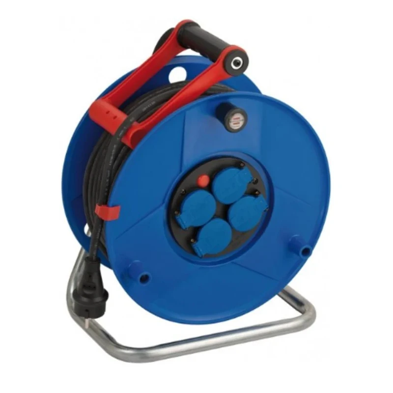 brennenstuhl 40 m 4 Socket CEE Hose Reel Extension Socket, IP44 1208344
