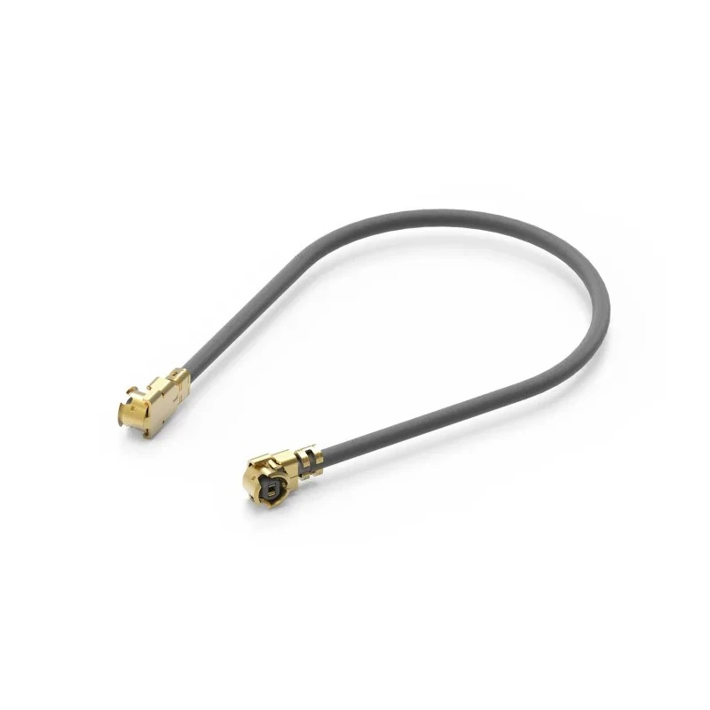 Wurth Elektronik WR-UMRF Series UMRF Coaxial Cable 50 Ω, 0.001 m Length, 200 Vrms, Black, Terminated 636201041000
