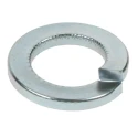 RS PRO Steel Bright Zinc Lock Washers M5 DIN 127 B Zinc Plated Steel Spring Washer 1.2mm Thickness 231-0701