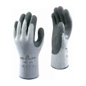 Showa Grey Polyester Cotton Fibre Gloves Size 10 Latex Coating SHO451