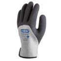 Skytec RADIUS EW151 Black Grey Acrylic Glass Latex Nylon Polyethylene Gloves Size 7 Double Coated Latex SK0013