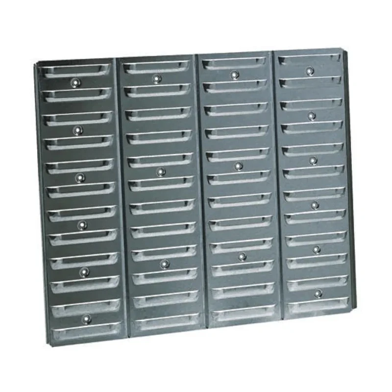 Raaco Polypropylene Louvre Panel Storage Unit 11 mm x 520 mm x 440 mm Black 118330