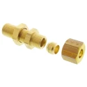 Legris Pneumatic Fitting Brass Pipe Fitting Compression Coupler Female Metric 6 mm to Female 6 mm 0116 06 00