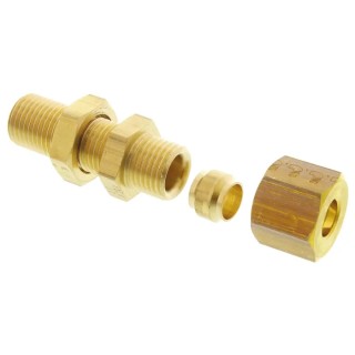 Legris Pneumatic Fitting Brass Pipe Fitting Compression Coupler Female Metric 6 mm to Female 6 mm 0116 06 00
