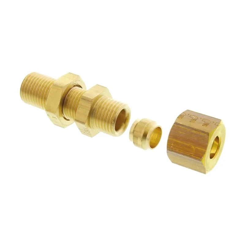 Legris Pneumatic Fitting Brass Pipe Fitting Compression Coupler Female Metric 6 mm to Female 6 mm 0116 06 00