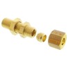Legris Pneumatic Fitting Brass Pipe Fitting Compression Coupler Female Metric 6 mm to Female 6 mm 0116 06 00
