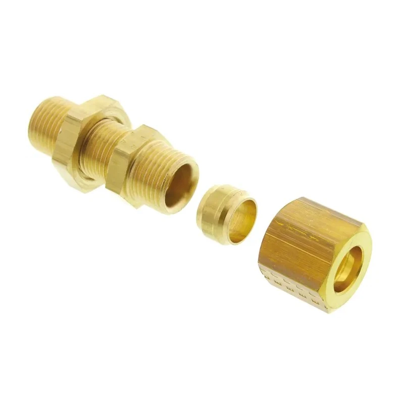Legris Pneumatic Brass Pipe Fitting Compression Coupler Female Metric 8 mm to Female 8 mm 0116 08 00