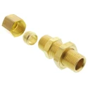 Legris Pneumatic Brass Pipe Fitting Compression Coupler Female Metric 8 mm to Female 8 mm 0116 08 00