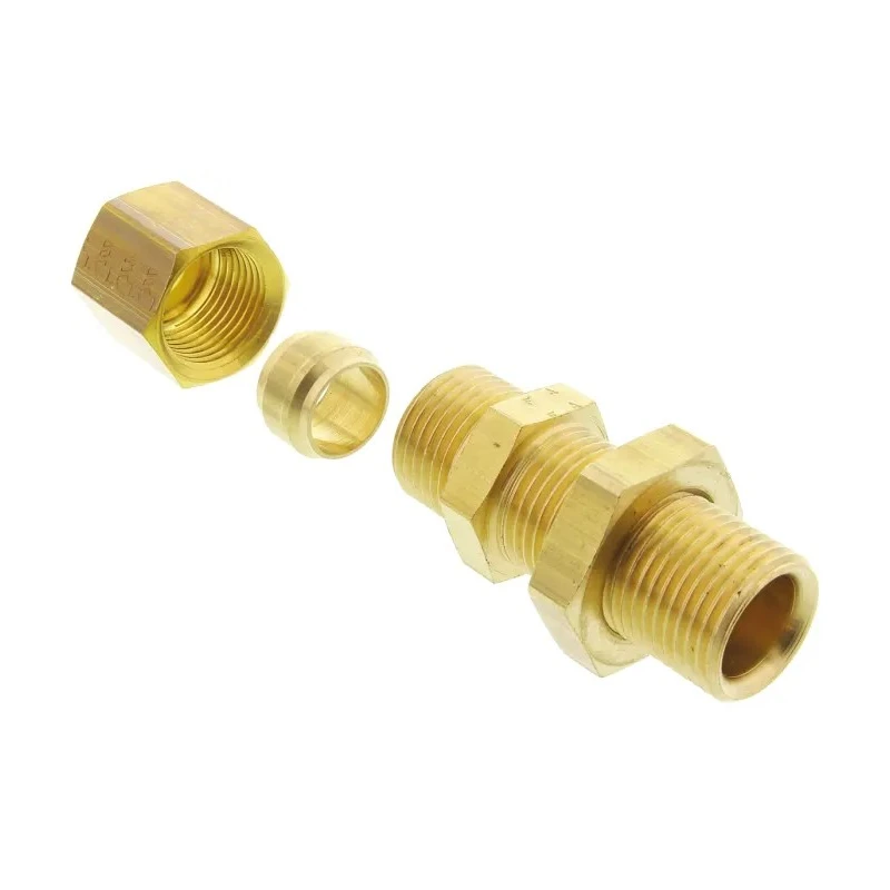 Legris Pneumatic Brass Pipe Fitting Compression Coupler Female Metric 8 mm to Female 8 mm 0116 08 00
