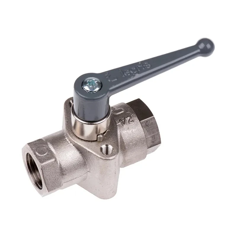 Legris Brass Threaded 2-Way BSPP Ball Valve Female Inlet and Outlet Zinc Alloy Handle 6402 13 21