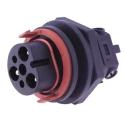 RS PRO Industrial Circular Connector 3 Contacts Panel Mount M25 Plug Male IP67 600V 30A 231-7910