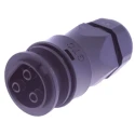 RS PRO Circular Connector, 3 Contacts, Cable Mount, M25 Size, Socket Female, IP67, 30A 600V, Thermoplastic Housing 231-7911