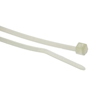 HellermannTyton Inside Serrated Cable Tie 100 mm x 2.5 mm Natural Polyamide 66 T18R-PA66HS-NA 111-01959 T18R-PA66HS-NA