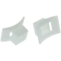 HellermannTyton Natural Cable Tie Mount 8 mm Cable Tie Width Acceptance 17 mm x 25 mm Polyamide 66 151-27019 LKC-PA66-NA