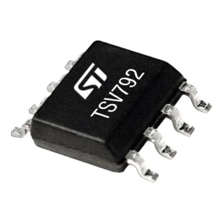 STMicroelectronics Operational Amplifier Dual Channel 50 MHz Gain Bandwidth Product 5.5V SO8 Package TSV792IDT