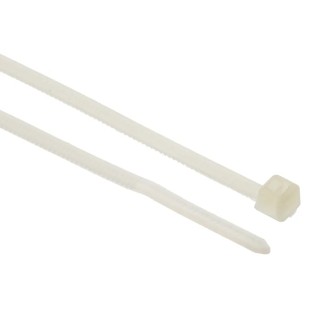 HellermannTyton Cable Tie Inside Serrated 205 mm Length x 2.5 mm Width Polyamide 66 Natural 80N 111-02159 T18L-PA66HS-NA