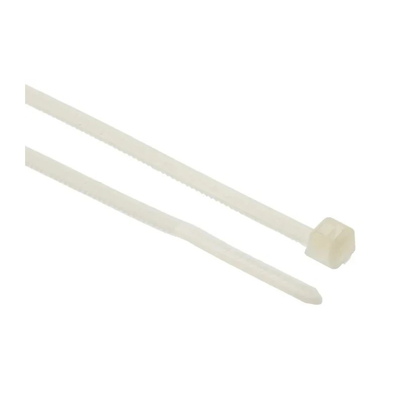 HellermannTyton Cable Tie Inside Serrated 205 mm Length x 2.5 mm Width Polyamide 66 Natural 80N 111-02159 T18L-PA66HS-NA