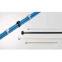HellermannTyton Cable Tie Inside Serrated 205 mm Length x 2.5 mm Width Polyamide 66 Natural 80N 111-02159 T18L-PA66HS-NA