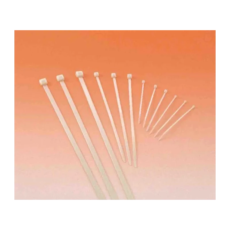 HellermannTyton Cable Tie Inside Serrated 205 mm Length x 2.5 mm Width Polyamide 66 Natural 80N 111-02159 T18L-PA66HS-NA