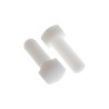 RS PRO Plain Nylon Hex Bolt M8 x 25 mm, Grade A2, Plain Finish, DIN 933 232-6997