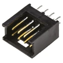 TE Connectivity AMPMODU MOD II Series Straight Through Hole PCB Header, 8 Contacts, 2.54 mm Pitch, 2 Row, Shrouded 280384-2