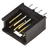 TE Connectivity AMPMODU MOD II Series Straight Through Hole PCB Header, 8 Contacts, 2.54 mm Pitch, 2 Row, Shrouded 280384-2