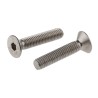 RS PRO Plain Stainless Steel Hex Socket Countersunk Screw M5 x 25 mm 232-8445