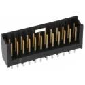 TE Connectivity AMPMODU MOD II Series Straight Through Hole PCB Header, 24 Contacts, 2.54 mm Pitch, 2 Row, Shrouded 280521-2