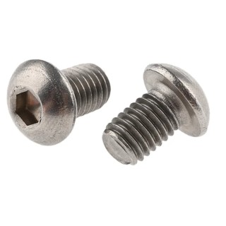 RS PRO Bright Zinc Stainless Steel Hex Socket Cap Screw, Hex Socket Drive, M8 x 12 mm 232-8322